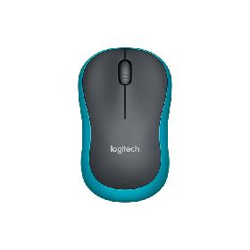 Logitech M185 Mouse Wireless, 2.4 GHz con Mini Ricevitore USB, Durata Batteria di 12 Mesi, Tracciamento Ottico 1000 DPI