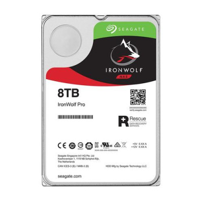 SEAGATE HDD IRONWOLF 8TB 3.5 7200RPM SATA 6GB-S BUFFER 256MB