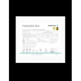 DEEPCOOL ALIM. PN850-M 850W WH GOLD ATX3.1 PCIe 5.1 F.MODULARE R-PN850M-FC0