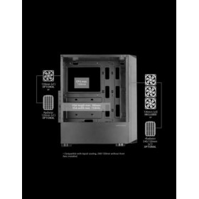  MARSGAMING CASE TOWER MC-TOR WINDOW-MESH, 3x FRGB FAN, BLACK 