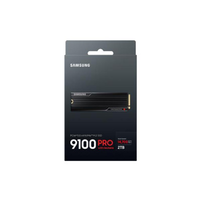 SSD Samsung 9100 Pro M.2 2TB NVMe MZ-VAP2T0CW PCIe 5.0 mit HeatSink