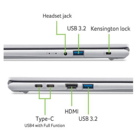 NB ACER AS GO 15 NX.JRRET.005 15.6 FHD AG Core7-150U 16DDR4 512SSD W11 1Y BT Wifi MIC CAM TPM HDMI 2USB 2USBc Numpad