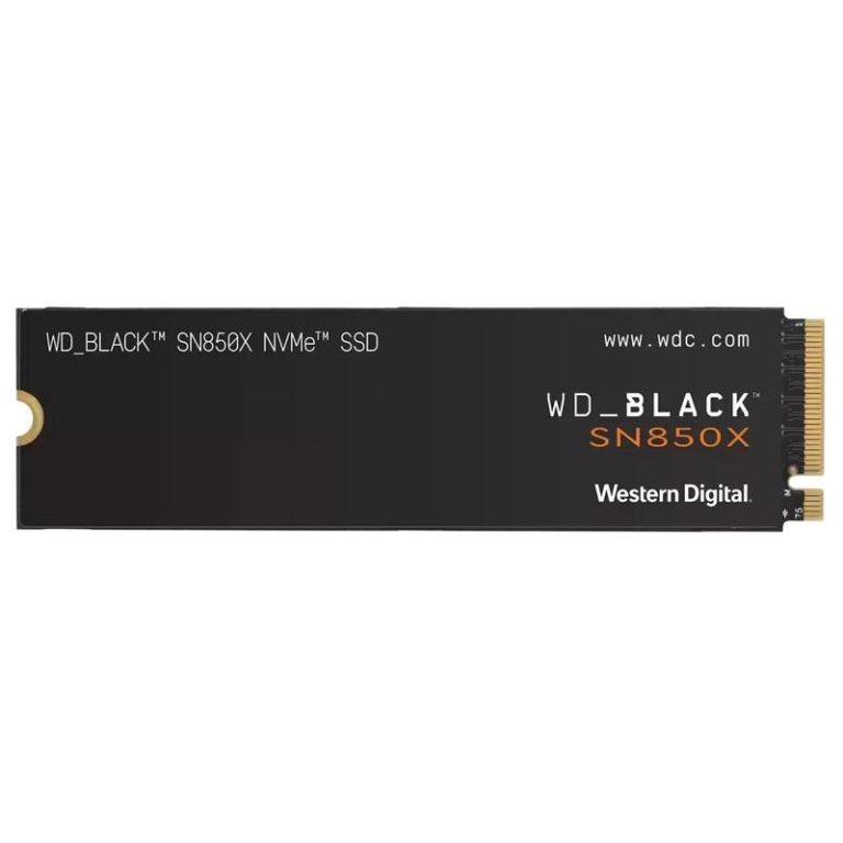 SSD WD Black 2TB SN850X Gaming NVME M.2 PCIe WDS200T2X0E PCIe 4.0 x4
