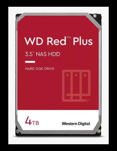 HDD WD Red Plus WD40EFPX 4TB/8,9/600 Sata III 256MB (D) (CMR)