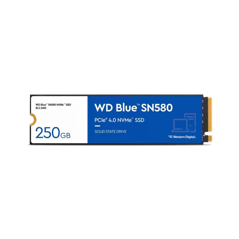 SSD WD Blue 2TB SN580 NVME M.2 PCIe 4.0 x4 WDS200T3B0E