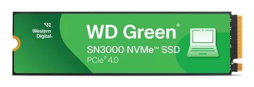 SSD WD Green 500GB SN3000 NVME M2 PCIe 40 x4 WDS500G4G0E-00CPS0