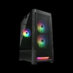 COUGAR CASE MID TOWER AIRFACE RGB BLK 2*140+120mm FAN + CTRL