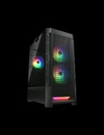 COUGAR CASE MID TOWER AIRFACE RGB BLK 2*140+120mm FAN + CTRL