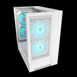 COUGAR CASE MID TOWER OMNY X WHITE 2*TG 4*FAN ARGB + HUB (supp GPU VERTICAL