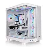 THERMALTAKE CASE M.TOWER VIEW 380 XL 2*TG ARGB SNOW 4*120MM FAN