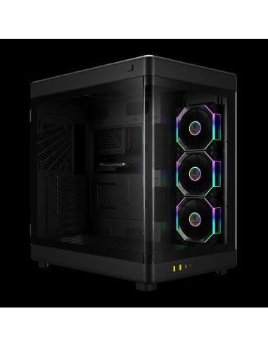 GAMDIAS CASE FULL TOWER NESO P1 PRO B 2*TG 3xAEOLUS P2 DISPLAY (ORIZ&VERT)