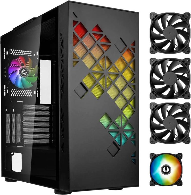 "BITFENIX CASE MID.T TRACERY BLACK 3*140mm FFAN, 1*120mm TRACERY BLACK"