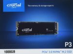 Crucial P3 M.2 1 TB PCI Express 3.0 3D NAND NVMe