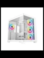 DEEPCOOL CASE MID TOWER CG530 WH 4F WHITE 2*TG 4x120 PWM+ARGB FAN