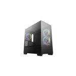 DEEPCOOL CASE MATX CG380 3F NERO PANORAMIC 3ARGB 2TG 360mm AIO