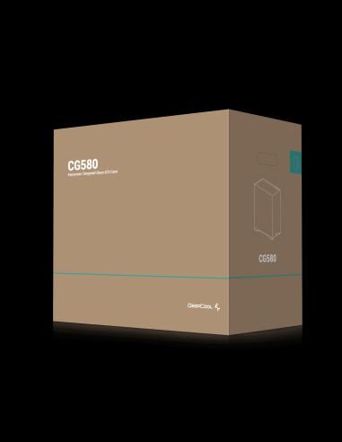 DEEPCOOL CASE MICRO ATX CG580 TG NERO R-CG580-BKNDA0-G-1