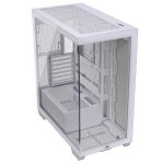 3500X TEMPERED GLASS MID-TOWER WH