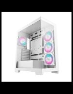 DEEPCOOL CASE MID TOWER CG580 WH 4F WHITE 2*TG 4x120 PWM+ARGB FAN