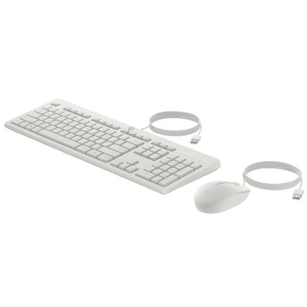 KIT MOUSE +TAST HP WHITE USB 225 G2