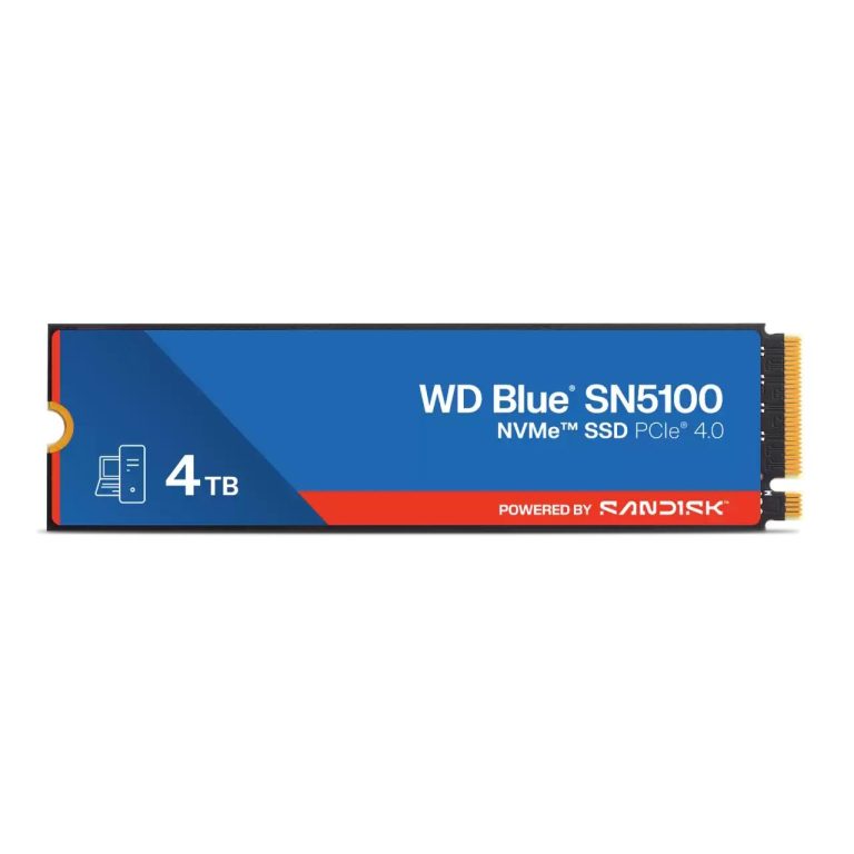 WESTERN DIGITAL SSD BLUE 4TB SN5100 PCIE 1000GB M2
