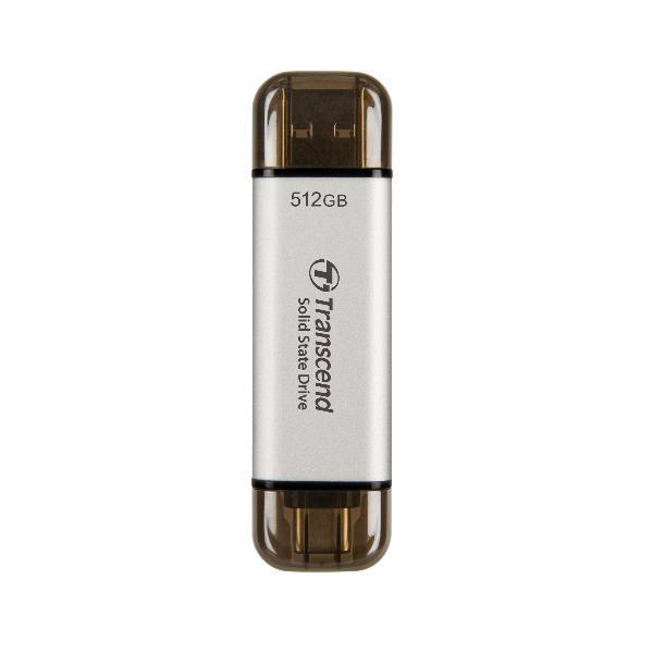 512GB EXTSSD USB10GBPS TYPEC/A SILV