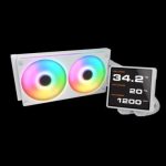 COUGAR RAFF. LIQUIDO POSEIDON VISTEK PRO ARGB 240 WHITE IPS TFT 3.9''