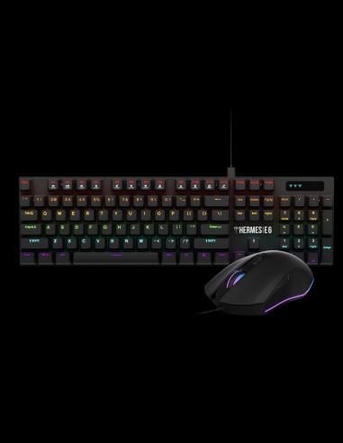 GAMDIAS KIT TAST + MOUSE HERMES E6 TAST MECCANICA E MOUSE OTTICO