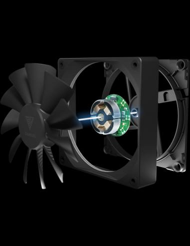 GAMDIAS VENTOLA CASE KIT AEOLUS M3-1204R 4* ARGB PWM FAN 120mm CENTRALINA+T