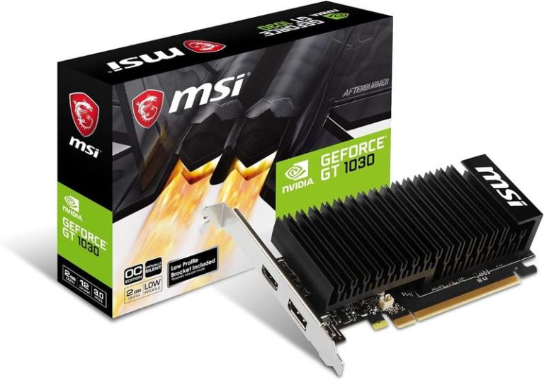 MSI GeForce GT 1030 2GHD4 LP OC