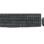 Logitech MK235 Combo Tastiera e Mouse Wireless per Windows, Ricevitore Unifying USB 2.4 GHz Wireless, 15 Tasti FN