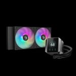 DEEPCOOL RAFF. LIQUIDO MYSTIQUE 240 ARGB TFT 2.8'' R-LX550-BKADSNC-G-1