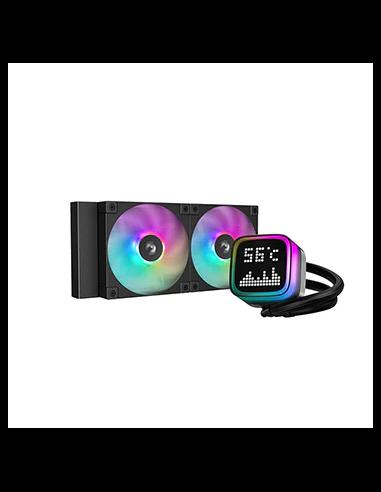 DEEPCOOL RAFF. LIQUIDO LP240 ARGB POMPA SCHERMO A MATRICE