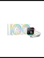 DEEPCOOL RAFF. LIQUIDO LQ240 ARGB BIANCO DISPLAY
