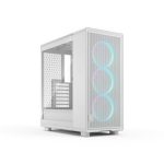 FRACTAL CASE MID TOWER EPOCH WHITE TG RGB LIGHT TINT 3*120mm MOMENTUM FAN