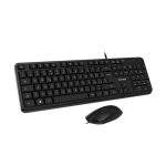 VULTECH TASTIERA E MOUSE BUNDLE, CON FILO USB, 2000DPI