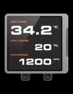 COUGAR RAFF. LIQUIDO POSEIDON VISTEK PRO ARGB 360 IPS TFT 3.9''