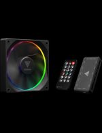 GAMDIAS VENTOLA CASE KIT AEOLUS M3-1204R 4* ARGB PWM FAN 120mm CENTRALINA+T