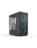 FRACTAL CASE MID TOWER EPOCH BLACK TG RGB LIGHT TINT 3*120mm MOMENTUM FAN