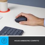 Logitech MK235 Combo Tastiera e Mouse Wireless per Windows, Ricevitore Unifying USB 2.4 GHz Wireless, 15 Tasti FN