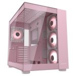 COUGAR CASE MID TOWER DUAL CHAMBER FV150 RGB ROSA 3x120INV+120 + HUB
