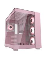 COUGAR CASE MID TOWER DUAL CHAMBER FV150 RGB ROSA 3x120INV+120 + HUB