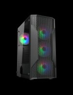 COUGAR CASE MID TOWER MX110 RGB NERO 4x120 supp 240AIO