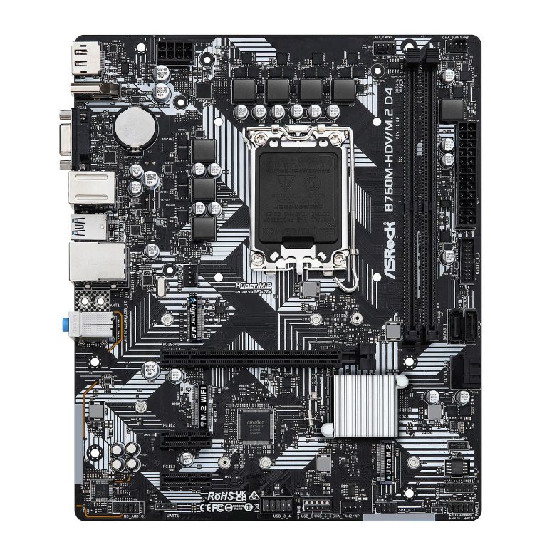 Asrock B760M-HDV/M.2 D4 Intel B760 LGA 1700 micro ATX
