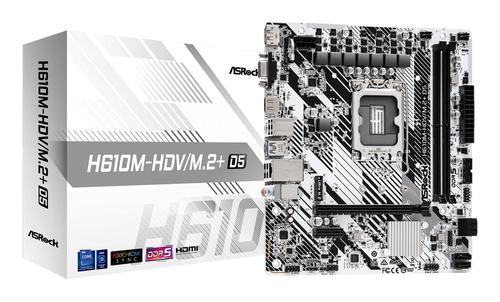 Asrock H610M-HDV/M.2+ D5 Intel H610 LGA 1700 micro ATX
