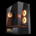 COUGAR CASE M.TOWER CFV235 VISION 9.16'' TG 240 REV+120ARGB FAN RGB H.syNC