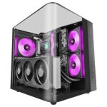 MARSGAMING CASE MID TOWER MC-INFINIOLITE BLK DOPPIA CAMERA FULL TG