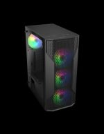 COUGAR CASE MID TOWER MX110 RGB NERO 4x120 supp 240AIO